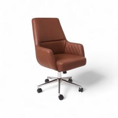 Wing Kpt Taba Deri Çalışma Koltuğu