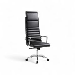 Samsa Siyah Deri Yönetici Koltuğu