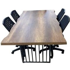 240*105 Cm Kütük Toplantı Masası