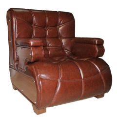 Jaguar-2 Kahverengi Deri Ofis Kanepesi