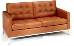 Atlas Kahverengi Deri Ofis Kanepesi