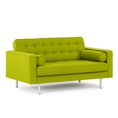 Manhattan Yeşil Kumaş Ofis Kanepesi