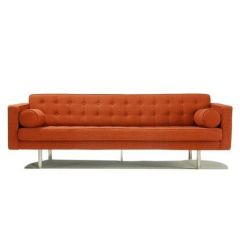 Manhattan Turuncu Kumaş Ofis Kanepesi