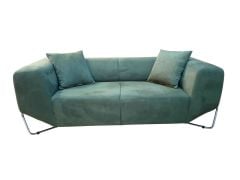 Elite Yeşil Kumaş Ofis Kanepesi