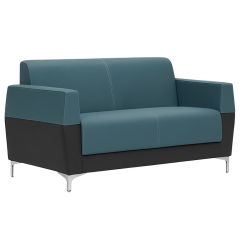 Ahenk Deri İkili Ofis Kanepesi Bekleme Koltuğu