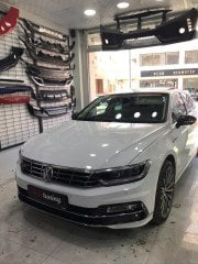 passat b8 r line ön tampon + panjur seti  2015-2019 arası uyumlu full dolu