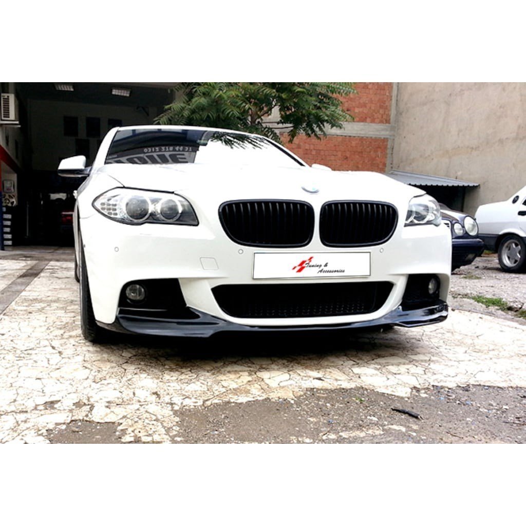 BMW F10 VorStainer Ön Lip Parlak Siyah, F10 Piano Black Lip, 2010 2017 Uyumlu, MTECH TAMPON İÇİNDİR