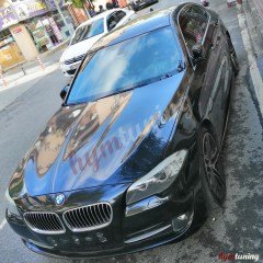 BMW F10 Marşpiyel Lipi, Yan Etek Çıta, Piano Black Parlak Siyah, 2010 2017