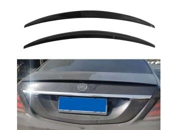 Mercedes S Class W222  Spoiler 2013 SONRASI Parlak Siyah