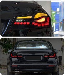 BMW 5 SERISI F10 DRAGON LED STOP - SMOKE SAĞ SOL TAKIM, 2 YIL GARANTİLİ