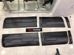 Ford Ranger Kapı Kaplaması Seti Mat Siyah 8 Parça, Yerli Üretim, T6 T7 T8 UYUMLU, 2012 2018