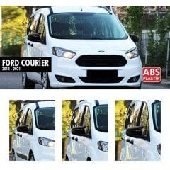 Ford Courier Yarasa Ayna Kapak, 2018 2021, Makyajlı, Parlak Siyah