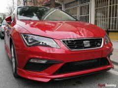 Seat Leon MK3.5 Ön Tampon Eki Boyasız Plastik, 2017 Sonrası