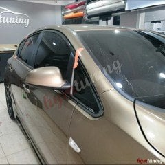 Opel Astra J HB Krom Cam Çerçeve, Parlak Siyah Krom, 12 Parça