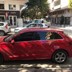 audi a3 hb 2013+ krom cam çerçeve seti