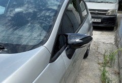 Ford Fiesta MK7 Yarasa Ayna Kapağı - Parlak Siyah ABS PLASTİK, Yapıştırma, Piano Black