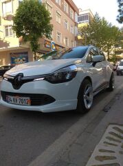 clio 4 SportTourer beyaz boyalı marşbiyel