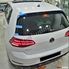 Volkswagen Golf 7 - 7.5  4 Parça Spoiler, R Spoiler, ABS Plastik Boyasız, GTI/R/Highline