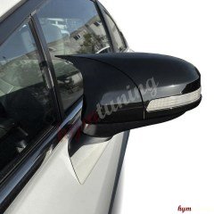 Honda Civic FB7 Yarasa Ayna Kapağı, Parlak Siyah, ABS Plastik, 2012 2016, Sağ Sol Set, Piano black
