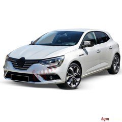 Renault Megane 4 Yarasa Ayna Kapağı Batman Kapak, ABS Plastik, Piano Black Parlak Siyah