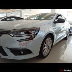 Renault Megane 4 Yarasa Ayna Kapağı Batman Kapak, ABS Plastik, Piano Black Parlak Siyah