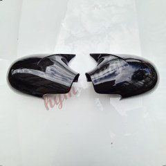 Citroen C3 MK1 Yarasa Ayna Kapağı Piano Black 2003 2010 yapıştırma Batman Kapak, ABS plastik