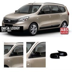 Dacia Lodgy Batman Yarasa Ayna Kapak, Parlak Siyah, 2012 2021, Lodgy Yarasa Ayna Kapak, Piano Black