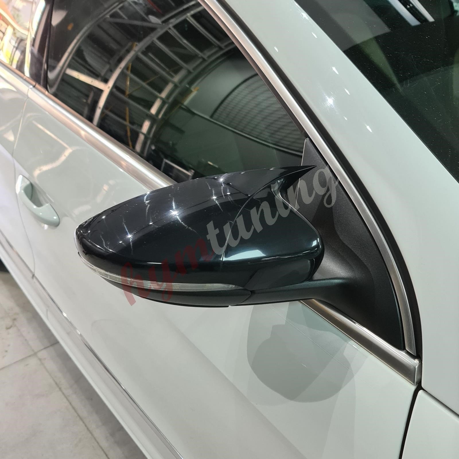 Jetta MK6 Yarasa Ayna Kapağı Abs Plastik 2011 2017 Parlak Siyah, Piano Black Sağ Sol Takım Batman