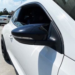 Volkswagen Scirocco Yarasa Ayna Kapağı Abs Plastik Parlak Siyah, Sağ Sol Batman Kapak Piano Black