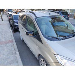 Ford Courier Yarasa Ayna Kapak, 2014 2017, Makyajsız Kasa, Parlak Siyah, ABS PLastik Batman Kapak