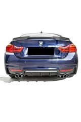 BMW 4 SERİSİ F32 F33 F36 PERFORMANS DİFÜZÖR - SAĞ SOL ÇİFTLİ 2014 2020 PARLAK SİYAH İTHAL ÜRÜN