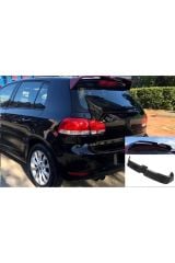 VW GOLF 6 OETTINGER SPOYLER 2008 2013 PARLAK SİYAH İTHAL PLASTİK