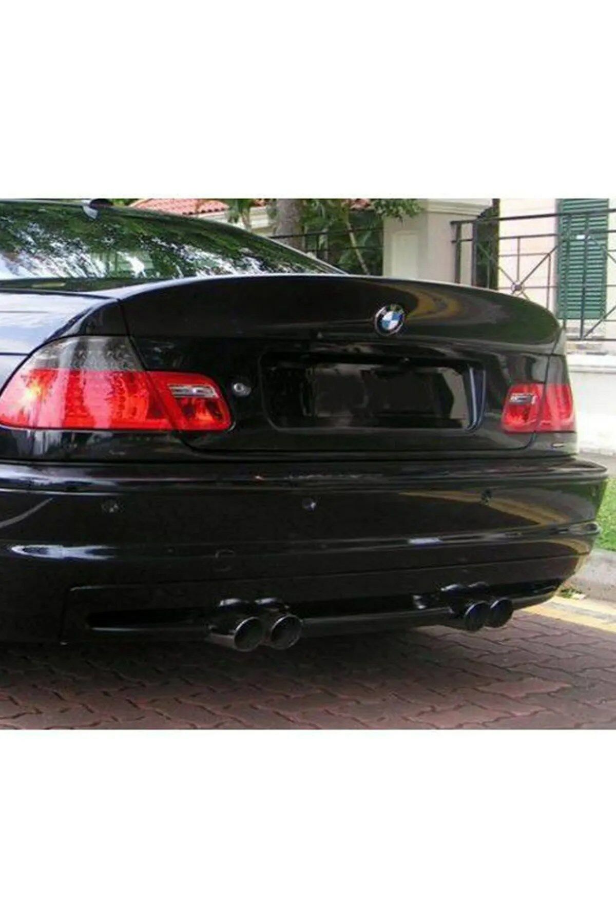 BMW 3 Serisi E46 Csl Spoyler Bagaj Üstü Piano Black Abs Plastik Spoiler