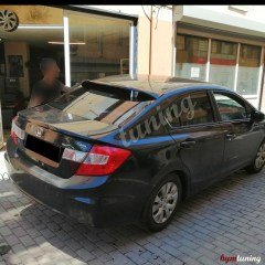 Honda Civic FB7 Cam Üstü Spoyler. 2012 Sedan Cam Üstü Spoiler. Piano Black