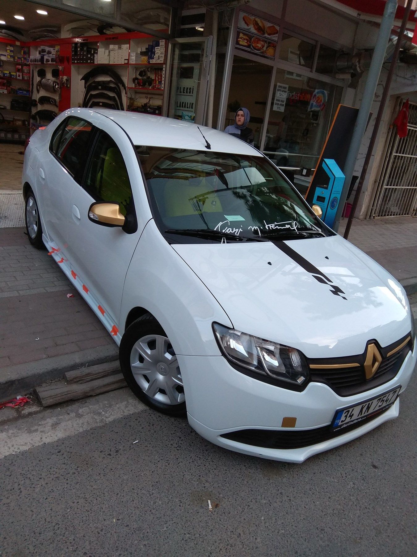 Renault Symbol Marşpiyel Takımı Boyasız, ABS Plastik, 2013 Sonrası, Sağ Sol Yan Etekler