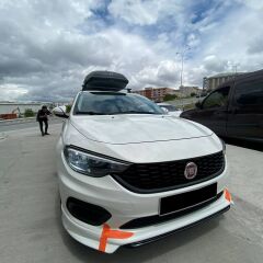 Fiat Egea Ön Ek, Tampon Karlığı Etek, Ön Bodykit Boyasız ABS Plastik, HB ve SEDAN Uyumlu