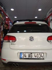 golf 6 gti spoiler spoyler fiber astarlı orjinal kalıp