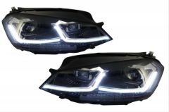 VOLKSWAGEN GOLF 7.5 J LED FAR R DİZAYN FAR KROM ÇİZGİ