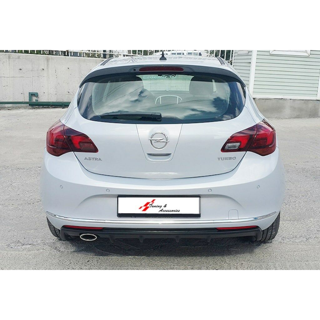 Opel Astra J HB - Difüzör, Parlak Siyah, 2012 2015, Makyajlı Kasa Uyumlu