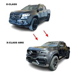 Mercedes  x class Body Kit Tampon panjur ve Dodik Seti 2017 +