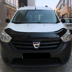 Dacia Lodgy Kaput Rüzgarlığı 2012 Sonrası Kaput Koruyucu, Piano Black ABS Plastik