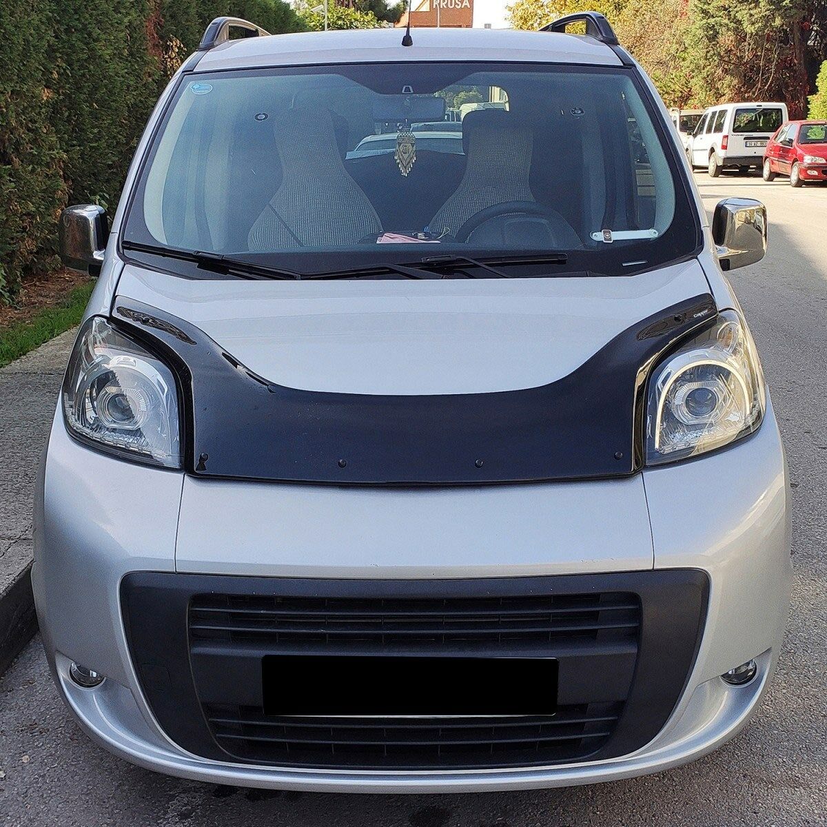 Fiat Fiorino Kaput Rüzgarlığı / Koruyucu 2007+ Piano Black Parlak Siyah ABS Plastik