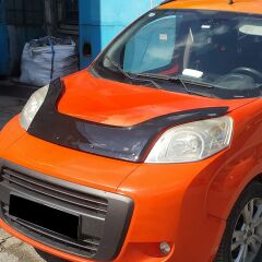 Citroen Nemo Kaput Rüzgarlığı / Koruyucu 2007+ Piano Black Parlak Siyah ABS Plastik