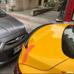 Renault Megane 4 SD İnce Spoiler Boyasız, SERT PLASTİK Arka Bagaj Çıtası