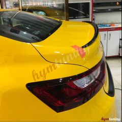 Renault Megane 4 SD İnce Spoiler Piano Black, SERT PLASTİK Arka Bagaj Çıtası