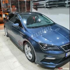 Seat Leon MK3 Krom Cam Çerçevesi, Paslanmaz Çelik, Yerli Ürün, 2013 2020 Uyumlu, Paslanmaz Çelik