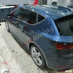 Seat Leon MK3 Krom Cam Çerçevesi, Paslanmaz Çelik, Yerli Ürün, 2013 2020 Uyumlu, Paslanmaz Çelik