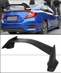 Honda civic fc5 typer spoiler spoyler ithal boyasız 1. sınıf ürün abs plastik