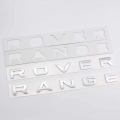 Range Rover GRİ Arka Arma, Range Rover Yazısı, Silver Renk, Gümüş Gri