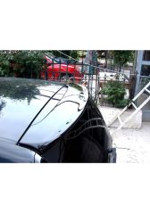 Hyundai Getz Spoiler, Piano Black ABS plastik, Getz Cam Üstü Spoyler, Parlak Siyah Boyalı, 2006 2011